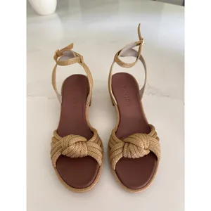 ROTHY'S The Knot Heeled Sandals in Golden Sun Size 5.5 thumbnail 4