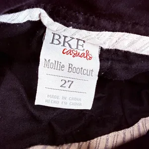 BKE Casuals Women's Black Mollie Bootcut Pants Size 27 thumbnail 6