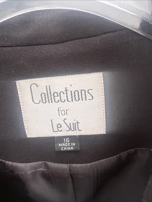 Le Suit Black Women's Single-Breasted Blazer thumbnail 2