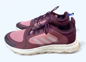 Adidas Response Trail X Running Shoes Sneakers Maroon Raw Pink Linen Women's 9.5 thumbnail 1