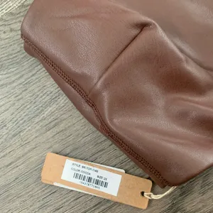 Skims Faux‎ Leather Bralette - Size 2X - Cocoa - NWT thumbnail 8