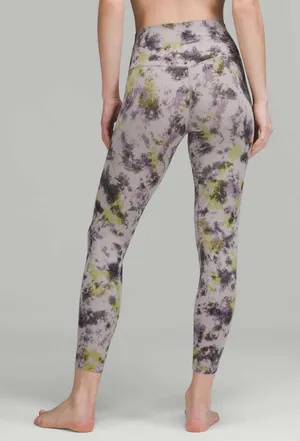 Lululemon Align High-Rise Pant 25" Radial Tie Dye Mauve Grey Multi thumbnail 1