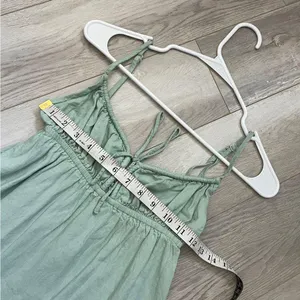 Princess Polly Dress linen empress of love mini womens Green (size 2) coquette thumbnail 3