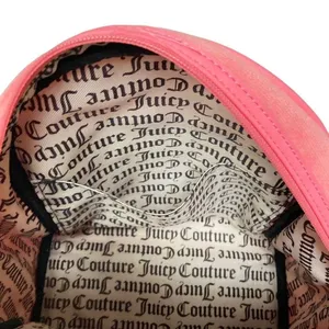 Juicy Couture Big Spender Velour Medium Sized Backpack‎ Pink Lemonade￼ thumbnail 8