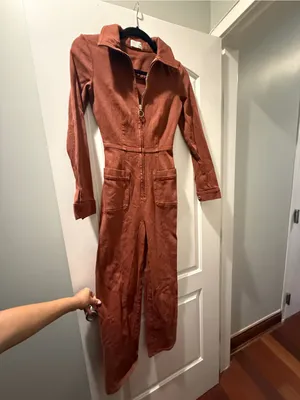 Wilfred Free Utility jumpsuit burnt red size 00 thumbnail 5