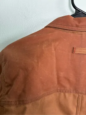 NWT Dickies Women's Brown Waxed Canvas Chore Coat Utility Winter Jacket Sz L thumbnail 5