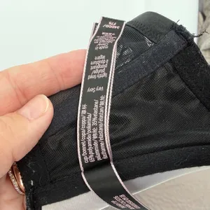 Victoria's Secret Very Sexy Lightly Lined Plunge Front Close Bra‎ Black 34DDD thumbnail 6