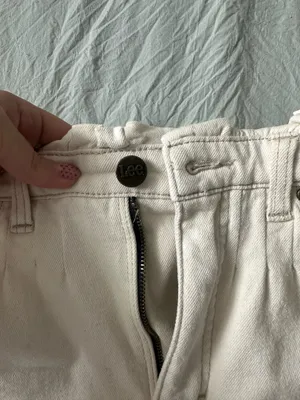 Lee Mini Jean Skirt Vintage Button Down Y2K thumbnail 2