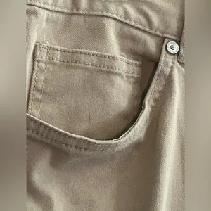 H&M Women’s Slim Fit Khaki Colored Pants SZ 34 thumbnail 8