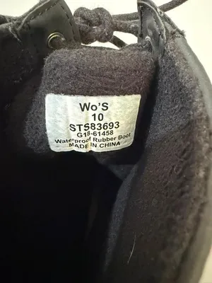 Sperry Women's Black Quilted Waterproof Duck Rain/Snow Boots thumbnail 5