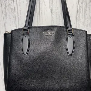 Women’s Kate Spade Monet Large Triple Tote Black Flawed thumbnail 2