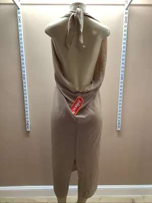 Zuliana Size Large Cream Sheer Cover Up Dress. Made in USA. New thumbnail 3