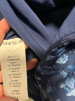 HOUSE OF CB Savia Sapphire Floral Print Bodysuit, Size L thumbnail 10