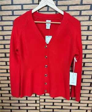 Joie Red‎ Button Down Cardigan Size Small thumbnail 1