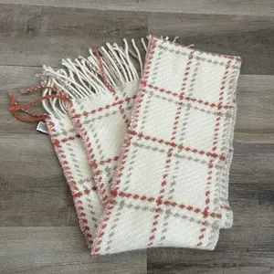 Banana Republic Factory Lambs Wool Blend Fringe Scarf 64x9 In thumbnail 4