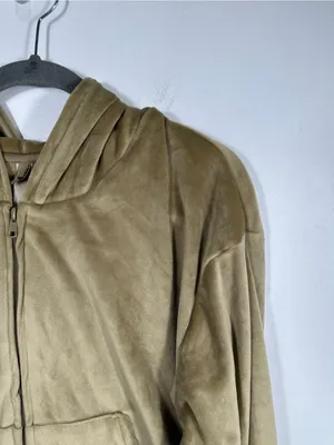SKIMS Velour Zip-Up Hoodie‎ Size Large Soft Plush Lounge Y2K Athleisure thumbnail 5