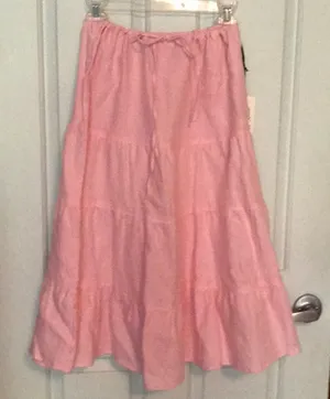 COPY - Great pink skirt - BNWT - Size 6 - 100% Linen thumbnail 1