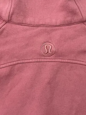 Women’s Lululemon Scuba Oversized Funnel Neck Half Zip Brier Rose XS/S thumbnail 10