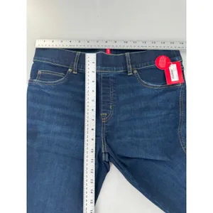 SPANX Flare Jeans Women Petite Large L/G Midnight Wash Pull On Stretch Denim NWT thumbnail 5