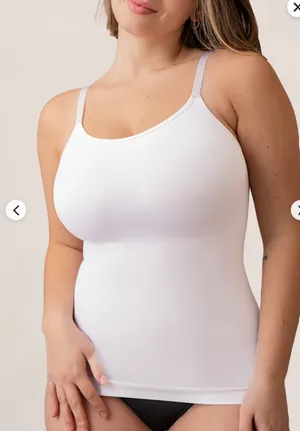 Shapermint Essentials Medium White All Day Every Day Scoop Neck Cami Tank Top thumbnail 1