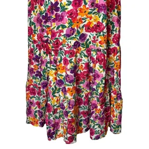 Showpo‎ Dress Women 8 Pink Packed Floral Print Monaco Midi Boho Cottagecore thumbnail 10