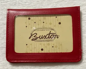 Buxton Red Cardholder thumbnail 1