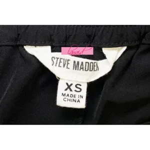 Steve Madden Kat Pants Black Edgy Utility Cargo Gothic Hiking Traveling Joggers thumbnail 6