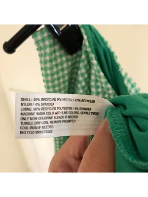 Wild Fable NWT Women's Mid-Rise Green Gingham Skort Size XS thumbnail 7
