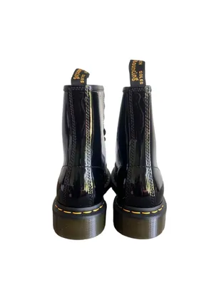 Dr. Martens NEW Women's 1460 Black Patent Lace Up Boot Size 7 #B1684 thumbnail 4