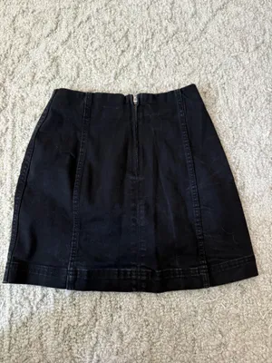 Wild Fable Black denim skirt thumbnail 2