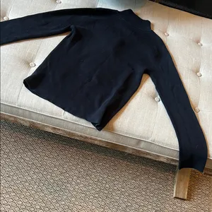 Ralph Lauren Polo Jeans Navy Red Quarter Zip Sweater Size Large thumbnail 10