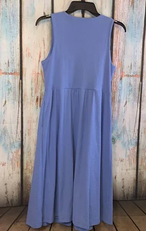 Draper James RSVP Blue Sleeveless Dress Size M thumbnail 5