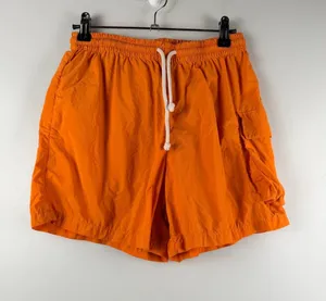 DONNI bright orange nylon pull on shorts size XS thumbnail 1