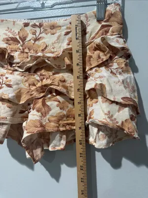 Free People Women's Ruffled Shorts New With Tag Vacation Beachy Boho Travel Sz S thumbnail 6