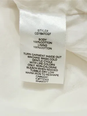 Anthropologie Sanctuary Women’s Puff Sleeve Shirred Poplin Ruched Dress Size 4 thumbnail 5