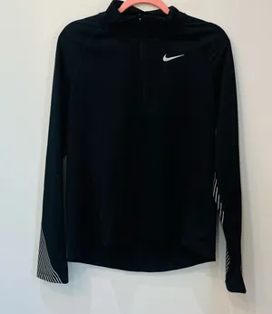 Nike Element Black Activewear Dry fit Running Medium jacket zip up thumbnail 1