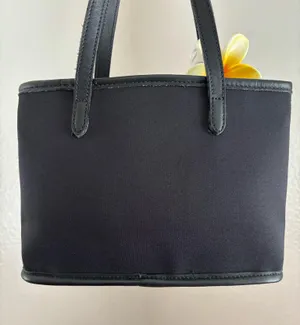 Vintage Coach Black Mini Tote thumbnail 5