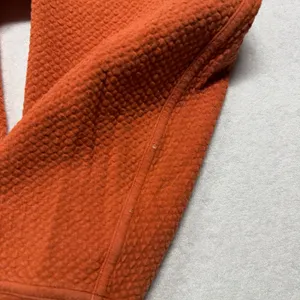 Lululemon Textured Crewneck Sweatshirt Women’s XL Orange Pullover thumbnail 4