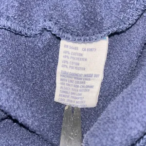 Vintage American Eagle Outfitters Navy Graphic Hoodie‎ L thumbnail 6