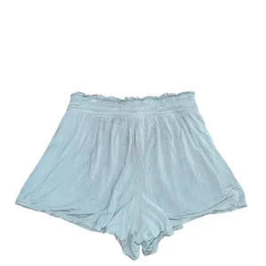 Free People FP Movement Shorts Women XS/S Blue Excellent Flowy Ruffle Smocked thumbnail 4