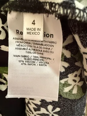 NWOT Reformation Baxley Black and Green Floral Print Midi Dress thumbnail 5