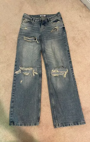 Low rise medium wash jeans Blue Size 0 thumbnail 1