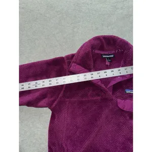 Patagonia‎ Womens Polartec Re-Tool Snap T Purple Fleece Pullover Size Small thumbnail 7
