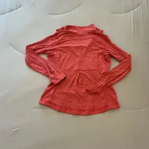 Columbia Omni-Wick Womens Quarter Zip Pullover Striped Coral Pink Grey Medium thumbnail 4