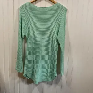 Talbots mint green knit sweater thumbnail 3