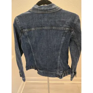 Gap Vintage Denim Jacket Y2K Red Tag M Womens Blue Medium Wash Trucker Jean thumbnail 5