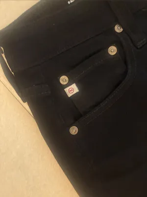 Agolde Women's Black Bootcut Jeans with Frayed Hem thumbnail 4