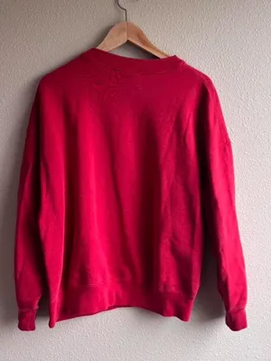 Jordan Red Crewneck Sweatshirt thumbnail 3
