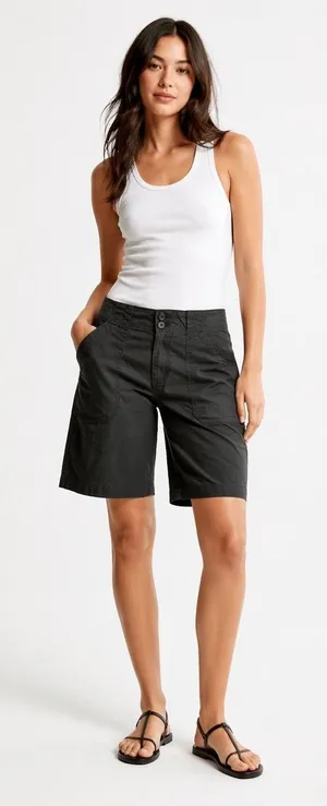 Sanctuary‎ Bermuda Cargo Utility Shorts Size XS New with Tags thumbnail 1