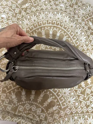 Coach Y2k Parker Taupe Soho Pleated Leather Hobo Bag 13442 thumbnail 8
